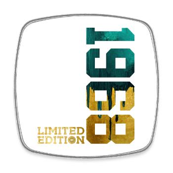 58TH BIRTHDAY LIMITED EDITION 1968 - Square fridge magnet - white - Front