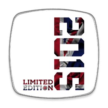 ENGLAND LIMITED EDITION 2015 UK 11. GEBURTSTAG - Viereckiger Kühlschrankmagnet - Weiß - Vorne