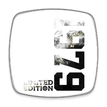 47. GEBURTSTAG 47 JAHRE LIMITED EDITION 1979 - Viereckiger Kühlschrankmagnet - Weiß - Vorne