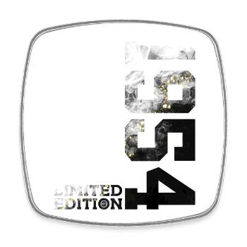 72. GEBURTSTAG 72 JAHRE LIMITED EDITION 1954 - Viereckiger Kühlschrankmagnet - Weiß - Vorne