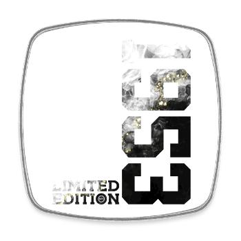 73. GEBURTSTAG 73 JAHRE LIMITED EDITION 1953 - Viereckiger Kühlschrankmagnet - Weiß - Vorne