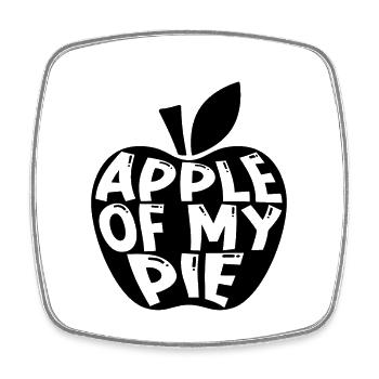 Apple Of My Pie Cooking Pastries Apple Pie Lover - Square fridge magnet - white - Front