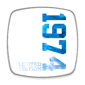 52ND BIRTHDAY LIMITED EDITION 1974 - Square fridge magnet - white - Front