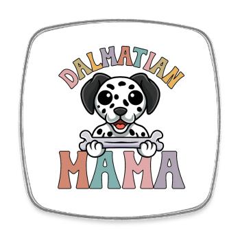 Dalmatian Mama - Square fridge magnet - white - Front