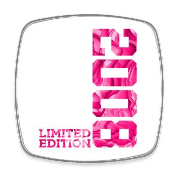 18TH BIRTHDAY PINK LIMITED EDITION 2008 - Square fridge magnet - white - Front
