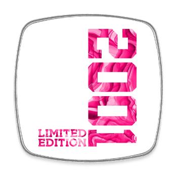 25TH ANNIVERSARY PINK LIMITED EDITION 2001 - Square fridge magnet - white - Front