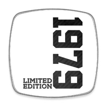47TH BIRTHDAY LIMITED EDITION 1979 - Square fridge magnet - white - Front