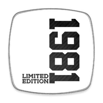 45E ANNIVERSAIRE ÉDITION LIMITÉE 1981 - Magnet carré - blanc - Devant