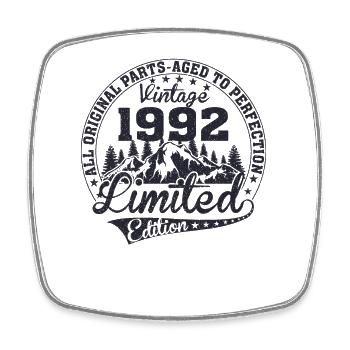 30. Geburtstag Jahrgang 1992 Original Classic 1992 - Square fridge magnet - white - Front