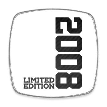 18TH BIRTHDAY LIMITED EDITION 2008 - Square fridge magnet - white - Front