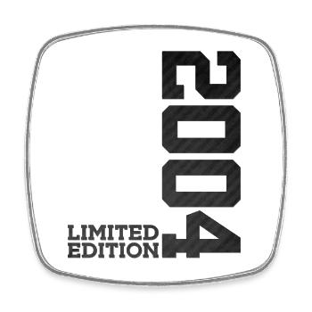 22E ANNIVERSAIRE ÉDITION LIMITÉE 2004 - Magnet carré - blanc - Devant