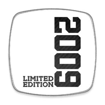 17TH BIRTHDAY LIMITED EDITION 2009 - Square fridge magnet - white - Front
