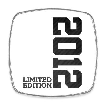 14TH BIRTHDAY LIMITED EDITION 2012 - Square fridge magnet - white - Front