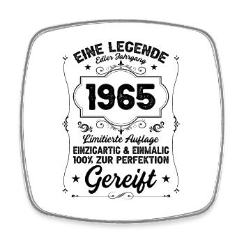 Niemand ist perfekt 1965 - Viereckiger Kühlschrankmagnet - Weiß - Vorne