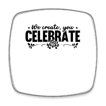 We Create You Marriage Planner Wedding Planner - Viereckiger Kühlschrankmagnet - Weiß - Vorne