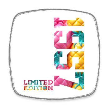 69TH BIRTHDAY LIMITED EDITION 1957 - Square fridge magnet - white - Front