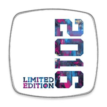 10E ANNIVERSAIRE 10 ANS ÉDITION LIMITÉE 2016 - Magnet carré - blanc - Devant