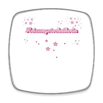 Installateur Abschluss-Geschenk - Viereckiger Kühlschrankmagnet - Weiß - Vorne