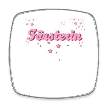Forstwirt Abschluss-Geschenk Försterin - Viereckiger Kühlschrankmagnet - Weiß - Vorne