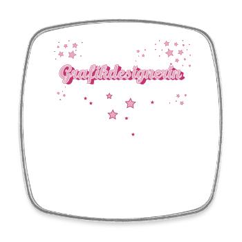 Illustrator Abschluss-Geschenk Grafikdesignerin - Viereckiger Kühlschrankmagnet - Weiß - Vorne