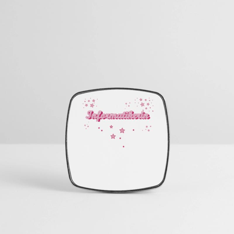 Programmierer Abschluss-Geschenk Informatikerin Viereckiger Kühlschrankmagnet