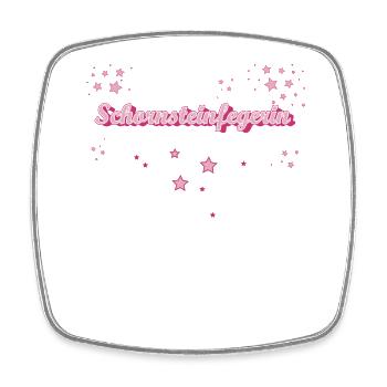 Schornsteinfeger Abschluss-Geschenk - Viereckiger Kühlschrankmagnet - Weiß - Vorne