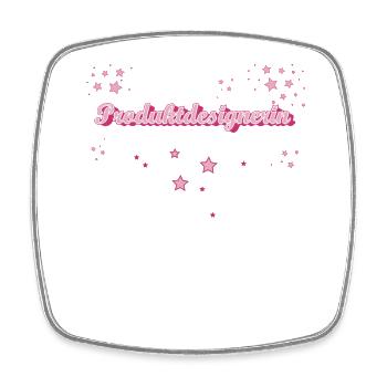 Technischer Abschluss-Geschenk Produktdesignerin - Viereckiger Kühlschrankmagnet - Weiß - Vorne