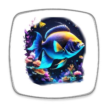 Angelfish - Magnet carré - blanc - Devant