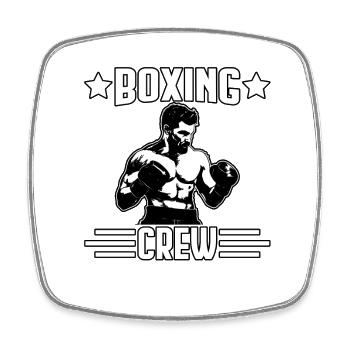 Boxing Crew - Square fridge magnet - white - Front