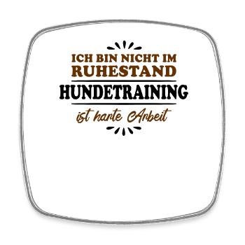 Retirement Retiree Retiree Dog Trainer - Square fridge magnet - white - Front