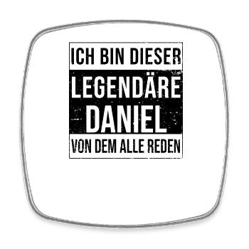 Je suis cette légende pour Daniel - Magnet carré - blanc - Devant