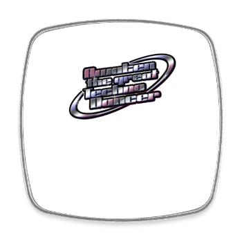 Hardcore Rave Music Raver EDM DJ House Music - Square fridge magnet - white - Front
