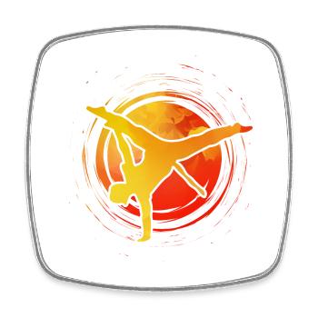 Capoeira - Magnet carré - blanc - Devant