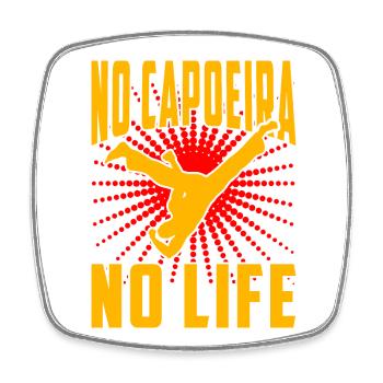 Pas de Capoeira, pas de vie - Magnet carré - blanc - Devant