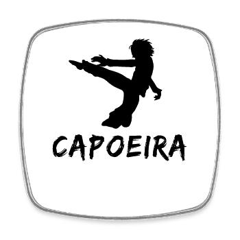 Capoeira - Magnet carré - blanc - Devant