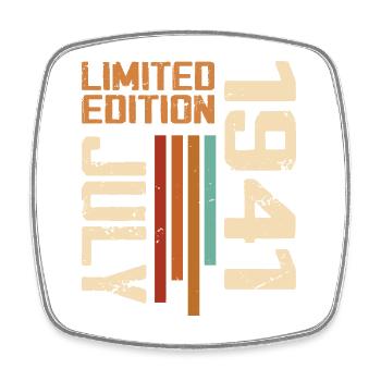 July 1941 Birthday Gift 1941 July 1941 - Square fridge magnet - white - Front