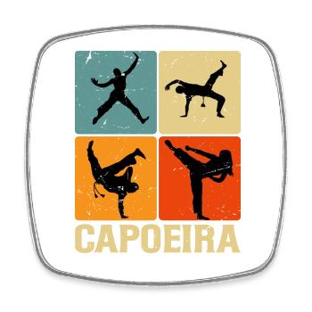 Capoeira - Square fridge magnet - white - Front