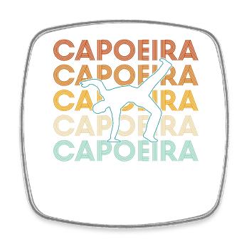 Capoeira - Square fridge magnet - white - Front