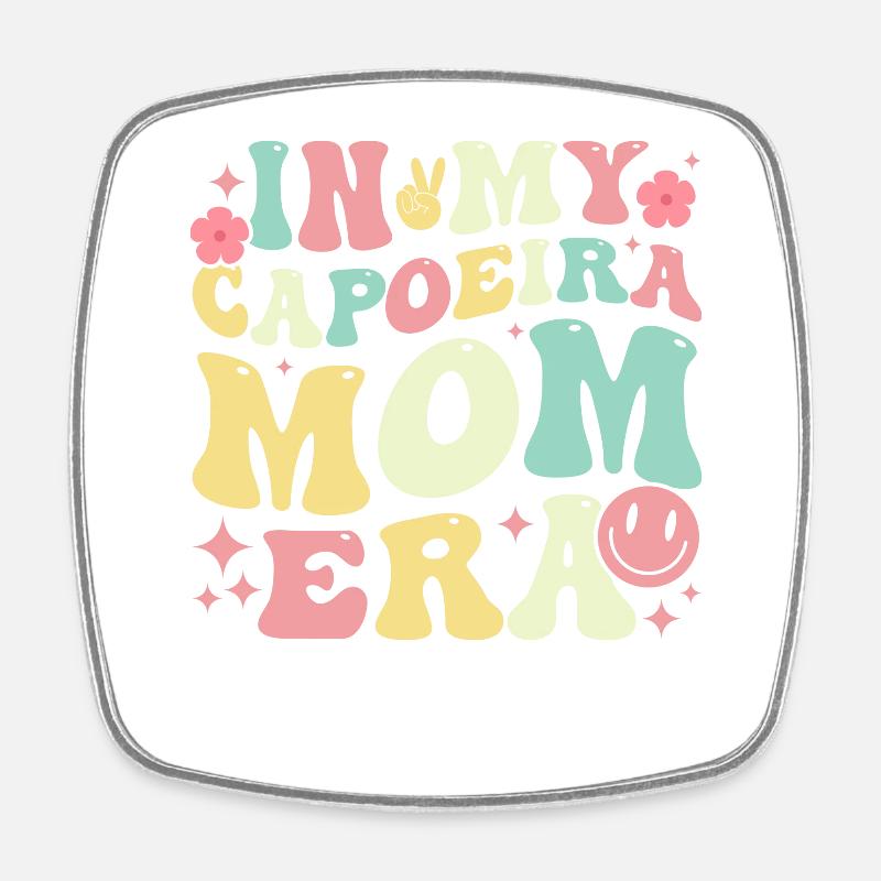 À l’époque de ma mère capoeira - Magnet carré - blanc