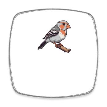 Bird breeder Ornithologist Bird watcher - Square fridge magnet - white - Front
