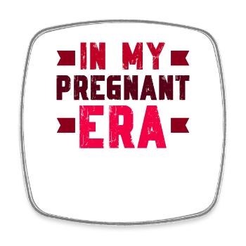 Grossesse Enceinte Bébé Famille Femmes - Magnet carré - blanc - Devant