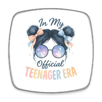 13ème anniversaire fille idée cadeau ado - Magnet carré - blanc - Devant