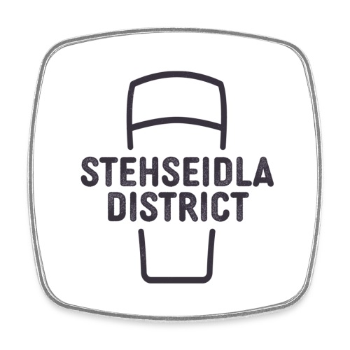 Stehseidla District - Viereckiger Kühlschrankmagnet