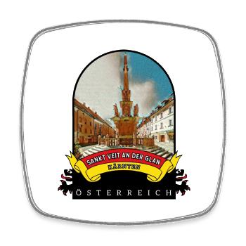 Kärnten Sankt Veit An Der Glan Österreich - Viereckiger Kühlschrankmagnet - Weiß - Vorne