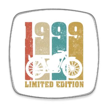 Vintage Moto 1999 Rétro Cadeau D'anniversaire - Magnet carré - blanc - Devant