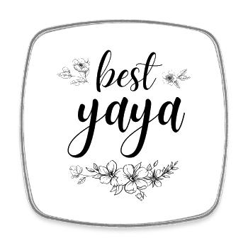 Meilleur Yaya. Cadeau pour Yaya - Magnet carré - blanc - Devant