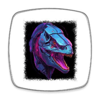 trex costume tshirts - Viereckiger Kühlschrankmagnet - Weiß - Vorne