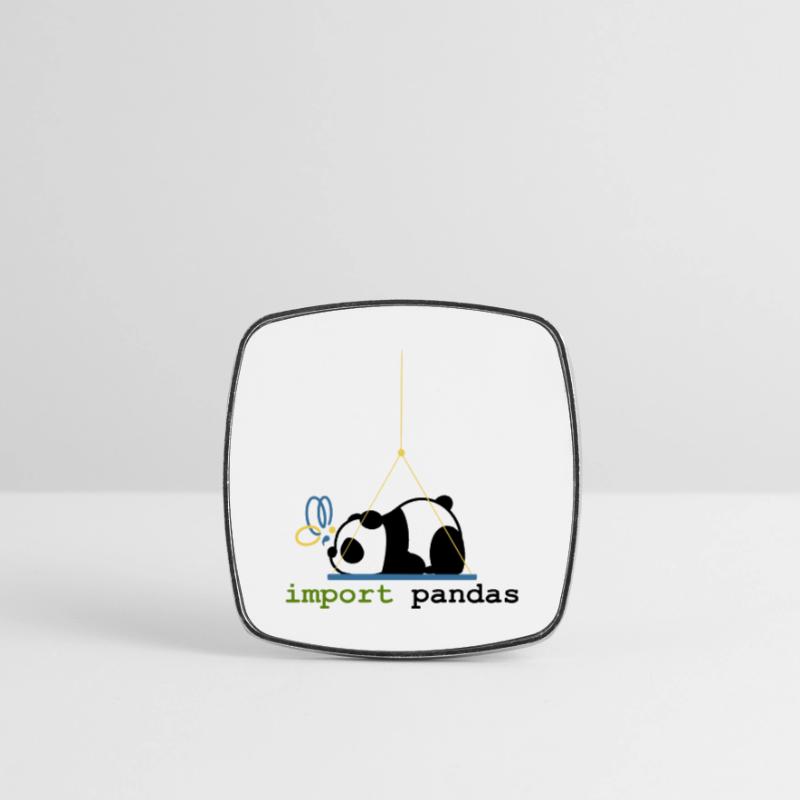 Python Jokes Import Pandas Programmation Magnet carré