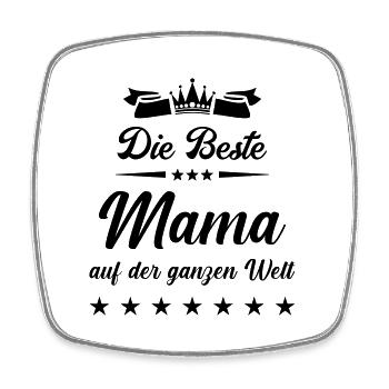 Best Mom in the World 1 - Square fridge magnet - white - Front