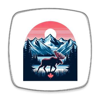 Canada 23 - Magnet carré - blanc - Devant